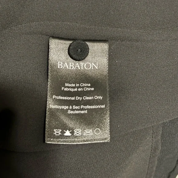 Aritzia BABATON Harold Sleeveless Maxi Dress Front Slit Split Hem Black Size XS - Picture 11 of 12